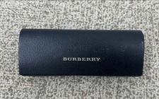 Burberry Universal Black Pebbled Leather Medium Hard Case for Sunglasses VGC picture