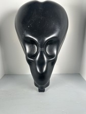 Vintage Y2K Alien Mannequin Head Display Black Plastic Sunglasses Hat Prop 90s picture