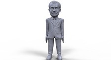 Richard Nixon Statue 8 Inches-Grey  picture