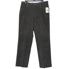 NEW Woolrich Mens 34x32 Bear Mountain Hemlock Corduroy Jeans Brown 1549 $59 picture