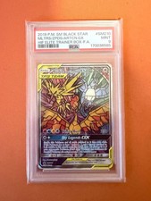 2019 Pokemon SM Black Star Promo Moltres & Zapdos & Articuno GX SM210 PSA 9 picture