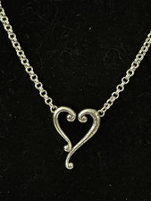 NWTag Brighton ADORE ME HEART Silver Pendant Necklace MSRP $68 picture