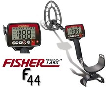 Fisher F44 metal detector. Open box and used once picture