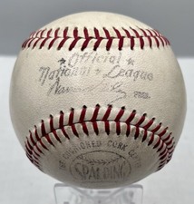 1952-57 Warren Giles Spalding ONL Official National League Baseball picture