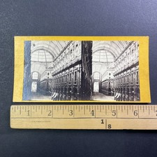 Galleria Vittorio Emanuele II Stereoview Milan Italy 1870s Architecture picture