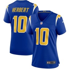 New Los Angeles Chargers Justin Herbert Nike NFL Football Jersey Women’s Small picture