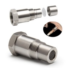 M18 x 1.5 Oxygen Sensor Thread Repair Nut Bung with Filter Screen – 2Pcs picture