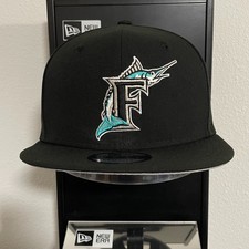 MLB - Florida Marlins 9FIFTY Adjustable Snapback New Era Cap - Black picture