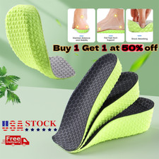 Men Invisible Height Increase Insoles Heel Lift Taller Orthotic Shoe Inserts Pad picture