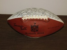VINTAGE 1978 BUFFALO BILLS SOUVENIR SIGNED FOOTBALL NFL *NOT REAL SIGNATURES picture