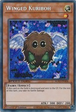 Yugioh Winged Kuriboh (Secret Rare) 1st Edition Secret Rare SGX1-ENA06 NM picture