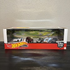 Hot Wheels Car Culture Premium 1:64 Diecast 4-Pack Jaguar E-Type Porsche 917KH picture
