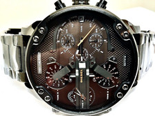 AUTHENTIC DIESEL DZ7315 MEN'S WATCH  MR DADDY GREY STAINLESS STEEL /NO BOX. picture