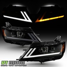 2014-2020 Chevy Impala Black Smoked LED SWITCHBACK Signal Projector Headlights picture