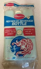 Vintage Gott Refreeze Beverage Bottles # 8280 Cooler Ice Pack screw in picture