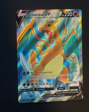 Pokemon TCG Charizard V Brilliant Stars 153/172 Ultra Rare Holo Full Art 220 picture
