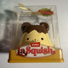 Zuru La Squish Scented BEAR LA CRÈME Bun Sensory Toy Popular Like Nee Doh NEW picture