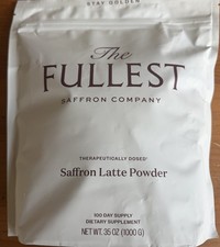 The Fullest Saffron Latte Powder Gluten Free Vegan 100 day/30 day/Travel packs picture