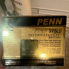 Penn International 975LD Lever Drag Baitcast Reel Right 4.4:1 20lb 15/300 NEW picture