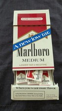  Vintage Marlboro Display W/17 Match Boxes From 1991 picture