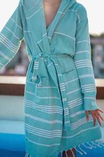 Unisex Bathrobe LUXURY ROBE 100% Cotton multicolor multi sizes Turkish cotton picture