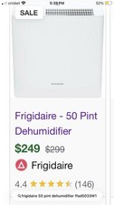 Frigidaire 50 Pint Dehumidifier FHDD5033W1 NEW picture