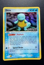 2005 Ditto 64/113 Reverse Holo EX Delta Species Stamp LP+ (very Clean) Squirtle picture