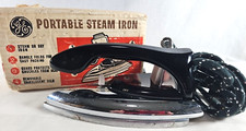 Vintage General Electric Portable Steam Iron GE Cat. No. 11F 37 picture