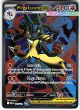 Mega Lucario ex 160/132 Ultra Rare Mega Evolution Pokemon Holo Near Mint picture