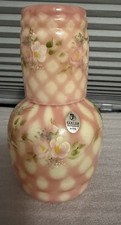 FENTON diamond optic Burmese  smooth Tumble up smooth Circle of Love 28/51 2001 picture