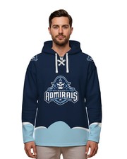 Milwaukee Admirals AHL Hockey Embroidered Lace Hoodie picture