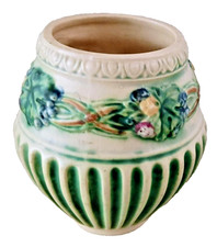 VINTAGE ROSEVILLE POTTERY CORINTHIAN JARDINIERE #601-5  CLASSICAL REVIVAL 1923 picture