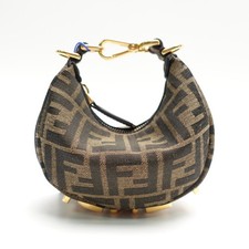 Fendi Fendigraphy Nano Brown Canvas Handbag T10459127 picture