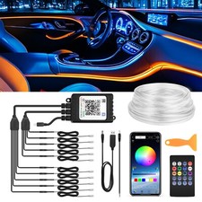 RGB 6/8/10 LED Car Interior Strip Light Atmosphere Neon Glow Ambient Light Kit picture