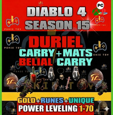 🔥DIABLO 4 SEASON 15🔥Season of Hell's Legacy🔥POWER LEVEL 1-70 ✨Pit Runs✨ picture