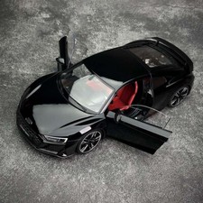 1:18 R8 Coupe 2021 open close diecast car model by Kengfai gloss black picture