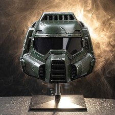 Classic Doom Guy Helmet Cosplay Mask Props Game Resin Replica Halloween Wearable picture