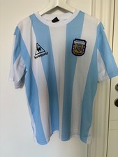 Argentina 1986 Home Reissue Maradona World Cup Final Authentic Jersey picture