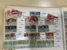 GB 1915 De La Rue 10s blue seahorse sg412 huge gb king lot in cards #411 picture