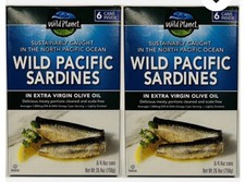 Wild Planet Sardines in Extra Virgin Olive Oil 4.4 Ounce Cans, 12 Packs EXP 5/30 picture