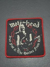 Motorhead Lemmy patch iron fist & the hordes from hell Iron on Clothing Badge picture