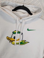 Oregon Ducks Nike Primetime Club Fleece Hoodie Alternate Logo Pullover Size M picture