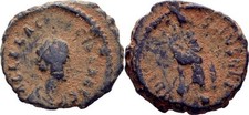 ROMAN IMPERIAL PERIOD Follis Aelia Flacilla, 379-386 Original Coin #JAN107 picture