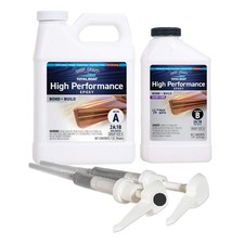 TotalBoat High Performance Clear Marine Epoxy Resin - 1.5 Quart Kit, Slow picture
