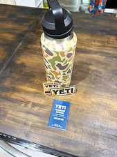 YETI Rambler Bottle 46 fl oz Stainless Steel Wetlands Camo w/ Chug Cap picture