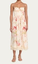 zimmermann ROSELIGHT PICNIC MIDI DRESS $ 995 Size 3 picture