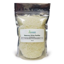 White Beeswax Pastilles Beads 100% Pure & Natural Made in USA Bulk 4 oz to 23 lb picture