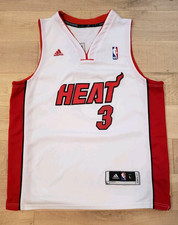 Mens L Dwyane Wade Adidas Miami Heat #3 NBA Jersey picture