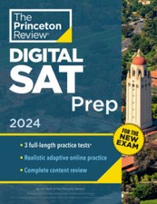 Princeton Review Digital SAT Prep, 2024: 3 Practice Tests  Review  Onli - GOOD picture
