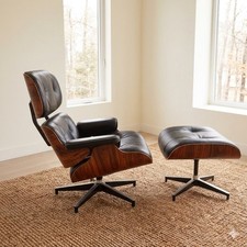 Vintage 1981 Northfield Eames Style Lounge Chair & Ottoman Rosewood Canada MCM picture